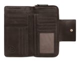 bugatti Fabia Ladies Long Zip Wallet Brown