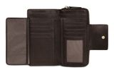bugatti Fabia Ladies Long Zip Wallet Brown