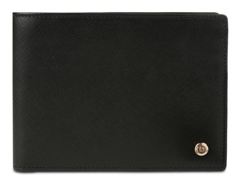 bugatti Roccia Wallet with Flap Black bugatti Roccia Wallet with Flap Black