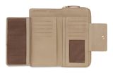 bugatti Fabia Ladies Long Zip Wallet Sand