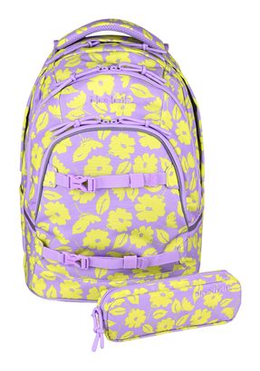 McNeill Milo School Backpack Flores Lila