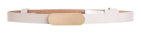 Vanzetti 20mm Leather Belt W120 Cream