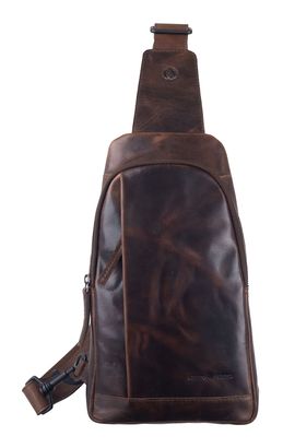 GREENBURRY Newport Sling Bag Coffee