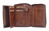 GREENBURRY Newport Zip Around Wallet Caramel