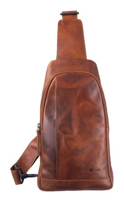 GREENBURRY Newport Sling Bag Caramel