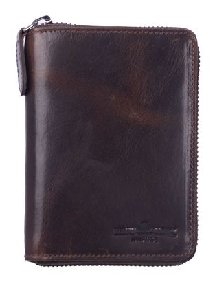 GREENBURRY Newport Zip Around Wallet Coffee