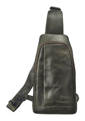 GREENBURRY Newport Sling Bag British Green