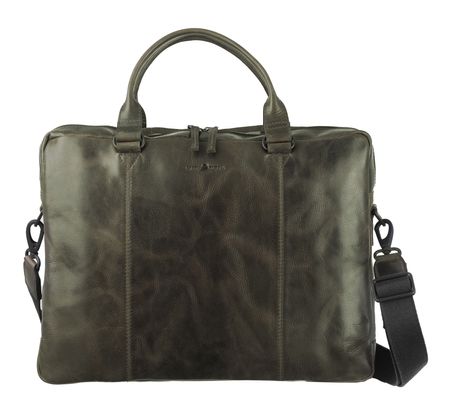 GREENBURRY Newport Business Bag British Green