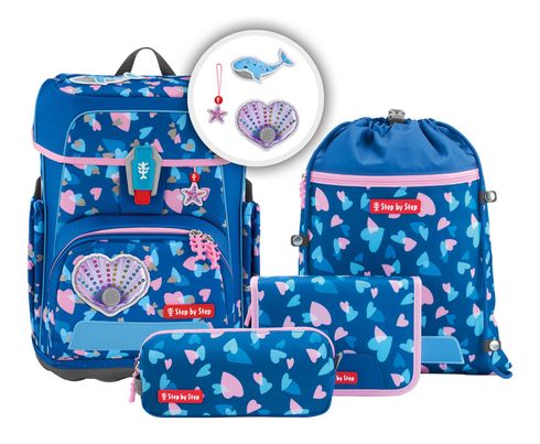 Step by Step Cloud Reflect Schulranzen-Set 5-teilig Seashell Pearl