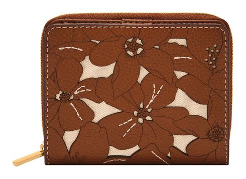 FOSSIL Logan RFID Mini Multifunction Natural Floral