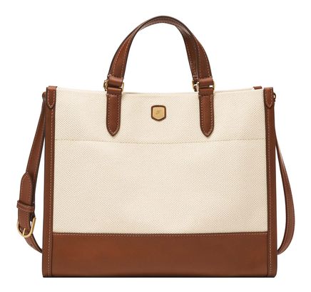 FOSSIL Gemma Tote Bag Brown / Canvas