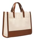 FOSSIL Gemma Tote Bag Brown / Canvas