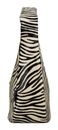 JOST Furry Zebra Hobo Bag L Zebra