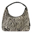 JOST Furry Zebra Hobo Bag L Zebra