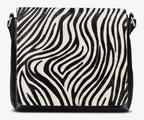 JOST Furry Zebra Shoulder Bag M Zebra