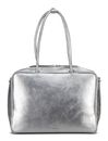 JOST Silver Shimmer Bowling Bag Business Silver