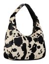 JOST Furry Cow Hobo Bag L Black
