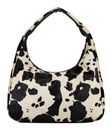 JOST Furry Cow Hobo Bag L Black