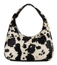 JOST Furry Cow Hobo Bag L Black
