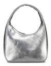 JOST Silver Shimmer Hobo Bag S Silver