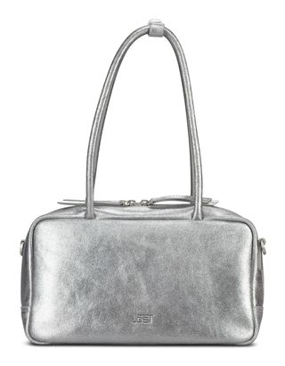 JOST Silver Shimmer Bowling Bag M Silver