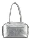 JOST Silver Shimmer Bowling Bag M Silver