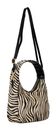 JOST Furry Zebra Hobo Bag S Zebra