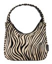 JOST Furry Zebra Hobo Bag S Zebra