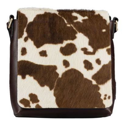JOST Furry Cow Shoulder Bag S Brown