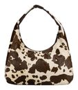 JOST Furry Cow Hobo Bag L Brown