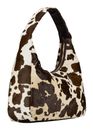 JOST Furry Cow Hobo Bag L Brown
