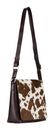 JOST Furry Cow Shoulder Bag M Brown