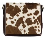 JOST Furry Cow Shoulder Bag M Brown