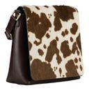 JOST Furry Cow Shoulder Bag M Brown