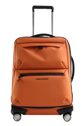 PIQUADRO Corner 2O Slim 4 Wheeled Cabin Trolley Cuoio