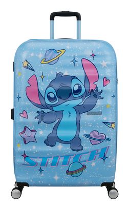 American Tourister Wavebreaker Disney Spinner 77 / 28 Disney Trolley Stitch Universe
