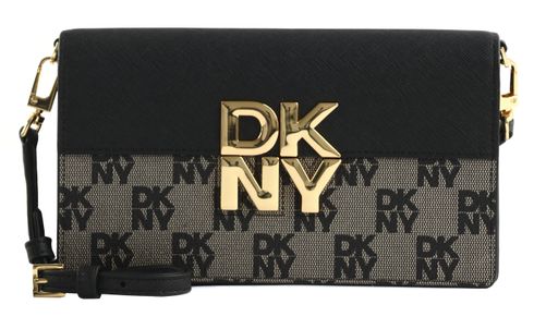 DKNY Echo Clutch BK Logo - BK