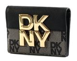 DKNY Echo Bifold Cardholder BK Logo - BK
