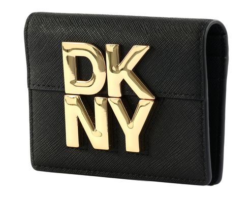 DKNY Echo Bifold Cardholder Blk / Gold