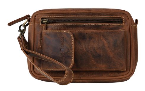 GREENBURRY Vintage Wrist Bag Brown