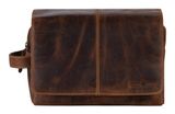 GREENBURRY Vintage Toilet Bag Brown