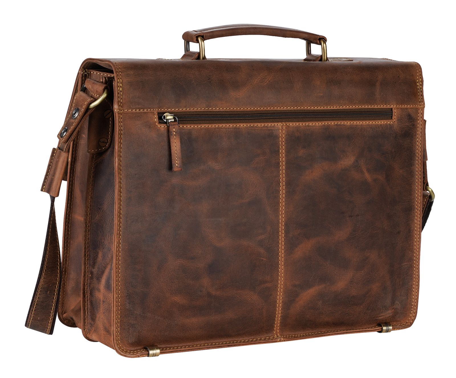 GREENBURRY Vintage Business Bag Brown GREENBURRY Vintage Business Bag Brown