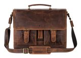 GREENBURRY Vintage Business Bag Brown GREENBURRY Vintage Business Bag Brown