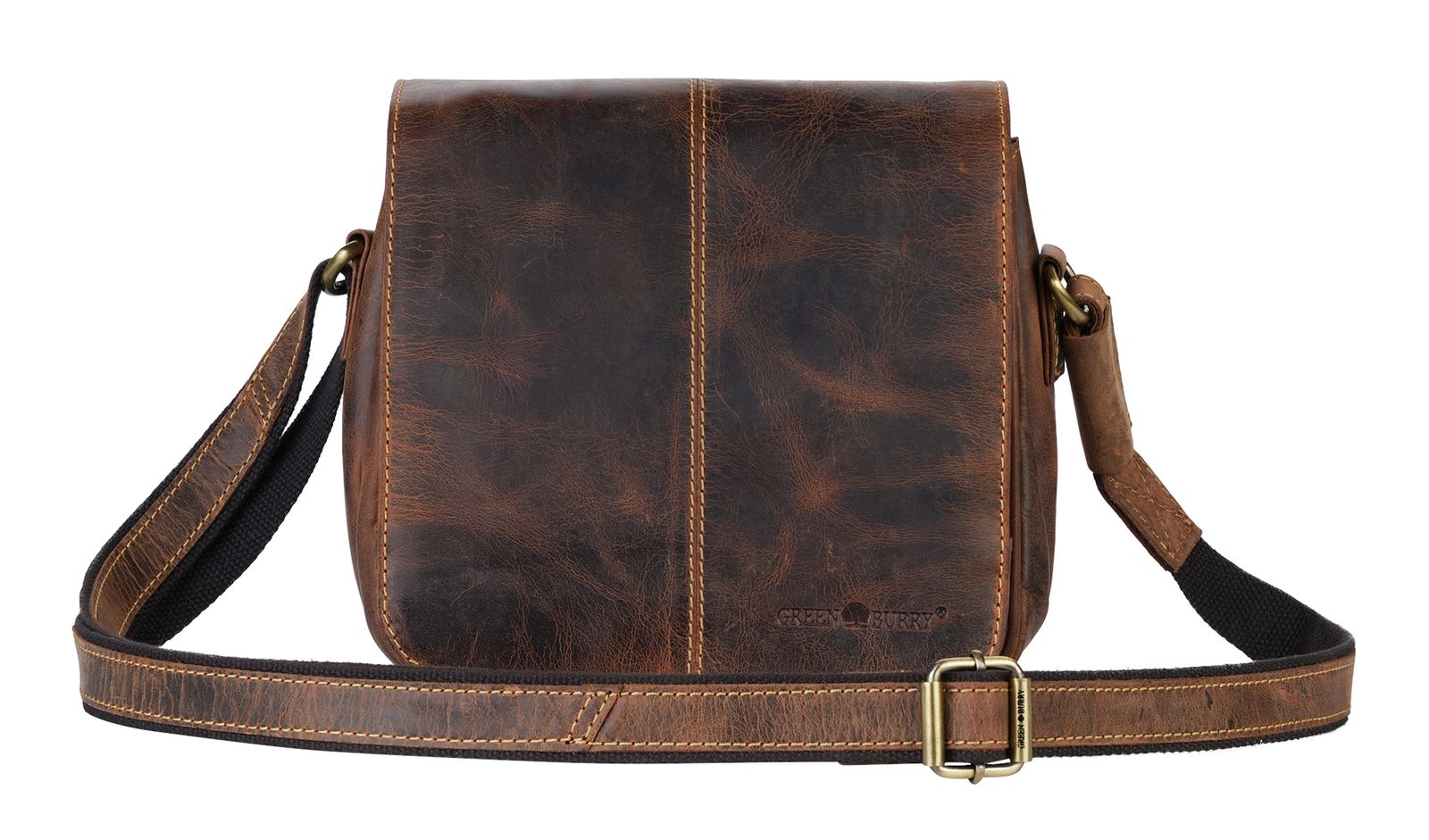 GREENBURRY Vintage Crossbody Bag Brown