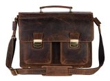 GREENBURRY Vintage Business Bag Brown GREENBURRY Vintage Business Bag Brown
