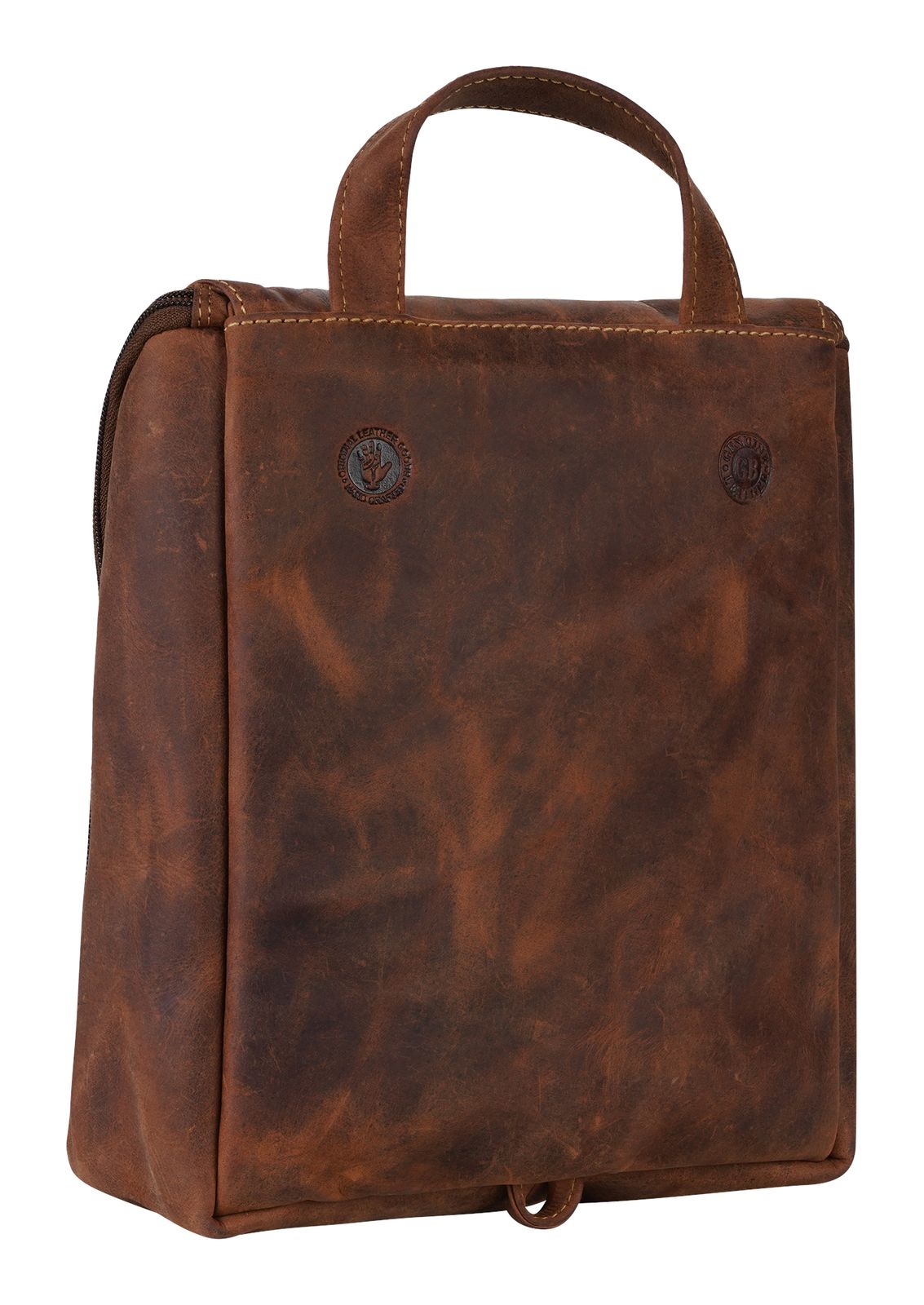GREENBURRY Vintage Toilet Bag Brown GREENBURRY Vintage Toilet Bag Brown