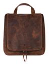 GREENBURRY Vintage Toilet Bag Brown GREENBURRY Vintage Toilet Bag Brown