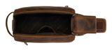 GREENBURRY Vintage Toilet Bag Brown GREENBURRY Vintage Toilet Bag Brown
