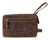 GREENBURRY Vintage Toilet Bag Brown GREENBURRY Vintage Toilet Bag Brown