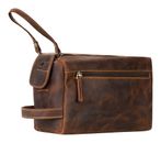 GREENBURRY Vintage Toilet Bag Brown GREENBURRY Vintage Toilet Bag Brown